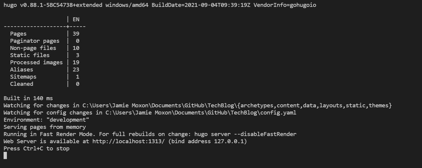 Your local website is ready to go